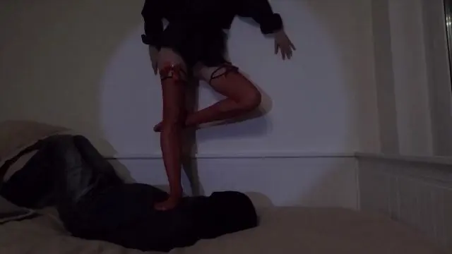 Poster: Ava Krass: femdom jumping - With all my weight I step on his head and face Yes, bitch, I use the slave's head for its intended purpose