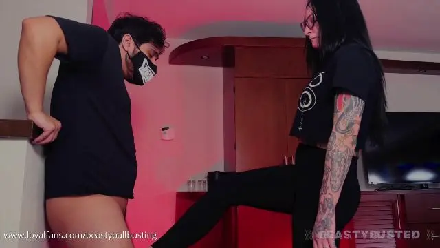Poster: Beasty Ballbusting femdom ballbusting cbt - Ball Breaking In Colorful Socks Poster: Beasty Ballbusting femdom ballbusting cbt - Ball Breaking In Colorful Socks