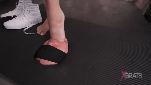Poster: Bratty Foot Girls Shoe & Boot Worship - Mistress May - Dirty Shoe & Foot Cleaning Slave