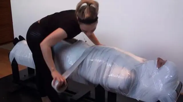 Poster: Christina Qccp mistress gagged - Really Wrapped