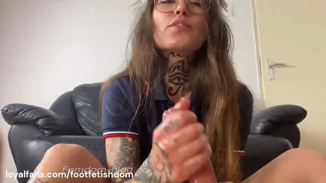 Poster: Foot Fetish Dom: mistress dirty feet slave - Footjob Frenzy: My Secret Obsession