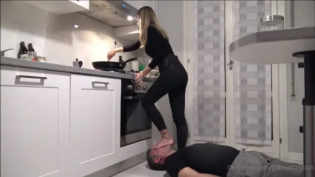 Poster: GODDESS GABRIELLA: extreme trampling femdom - When I'm Cooking I Want To Keep My Slave In His Correct Poster: GODDESS GABRIELLA: extreme trampling femdom - When I'm Cooking I Want To Keep My Slave In His Correct