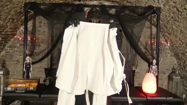 Poster: Glove Mansion: femdom shame - Drained By The Plague Doctor