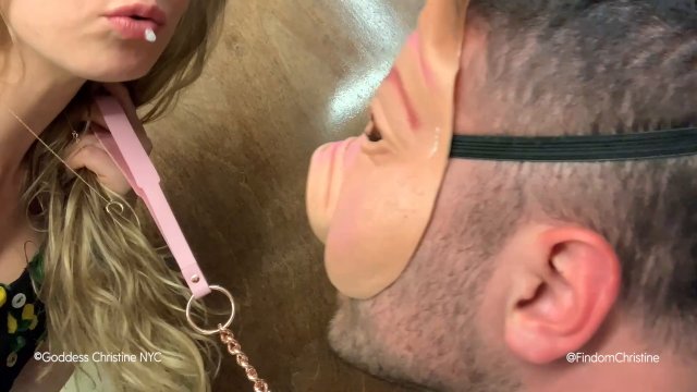 Poster: Goddess Christine NYC Submissive / Slave Training - Foot Slut Session