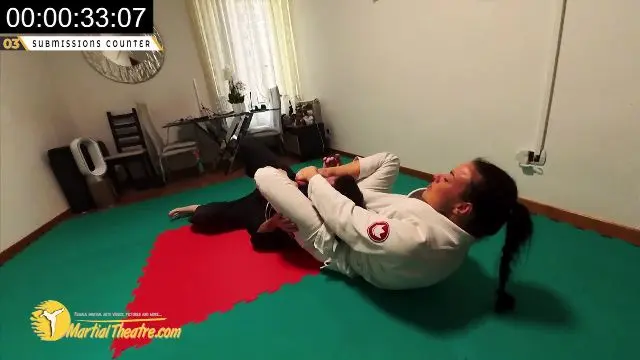 Poster: Martial Fetish: mixed wrestling mistress - Lara The Warrior "How many submissions can you take?"