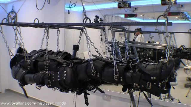 Poster: Miss Miranda femdom suspension bondage - Heavy Leather Harness Part 2 Poster: Miss Miranda femdom suspension bondage - Heavy Leather Harness Part 2