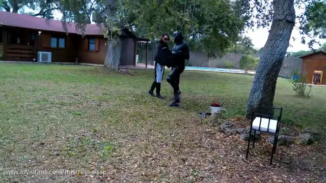 Poster: Mistress Isis Spain: mistress slave humiliation - VS76 Outdoor training Poster: Mistress Isis Spain: mistress slave humiliation - VS76 Outdoor training