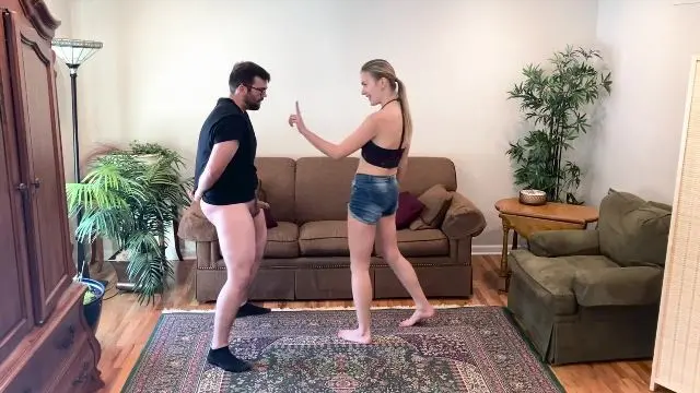 Poster: Onlyballkicking: kinky mistress ballbusting - Long Legs and Busted Balls - Vika