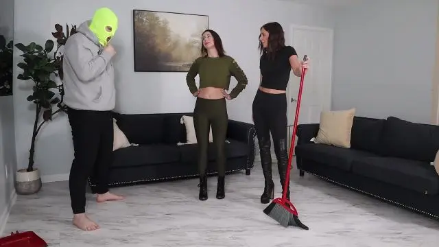 Poster: Paulina's Palace: ball busting dom - Lazy Slave's Ballbusting Lesson