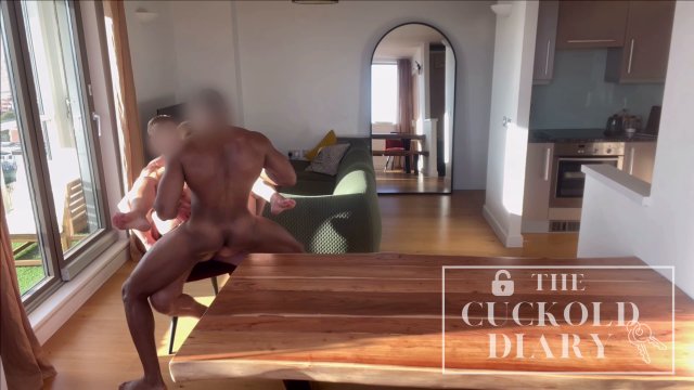 Poster: The Cuckold Diary Big Black Cock - My BBC Bull Returns to Fuck Me Hard in Front of My Chastity Cuck – Messy Creampie & Humiliating Cleanup