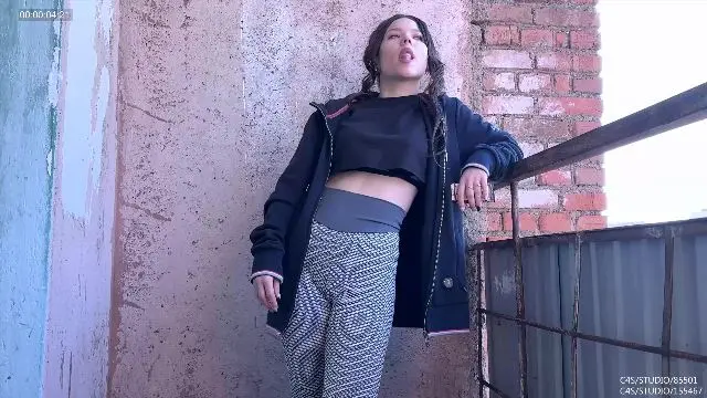 Poster: WildCats: young mistress humiliation - 0025RB Lick my stinky armpits slave! Do you also want to lick Bertie's feet?