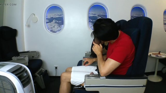Poster: YoungMistressStore Foot Fetish - Foot fetish sex with stewardess while in air plane